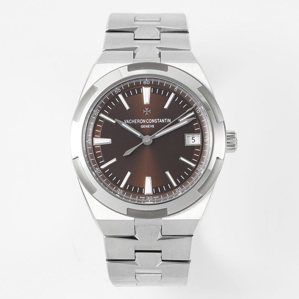바쉐론 콘스탄틴 오버시즈 스틸 브라운 다이얼 SS 브레이슬릿 41mm 4500V/110A-B146