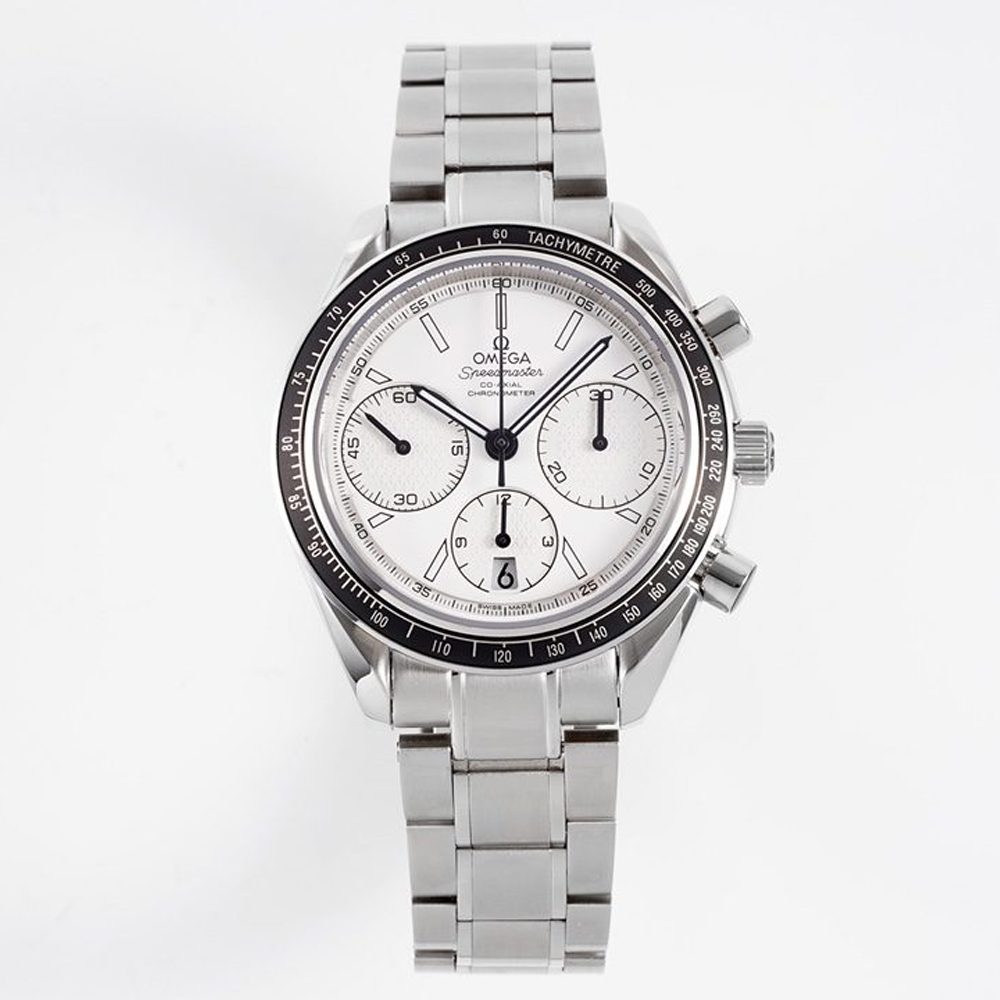 오메가 스피드마스터 크로노그래프 화이트 다이얼 40mm 326.30.40.50.02.001
