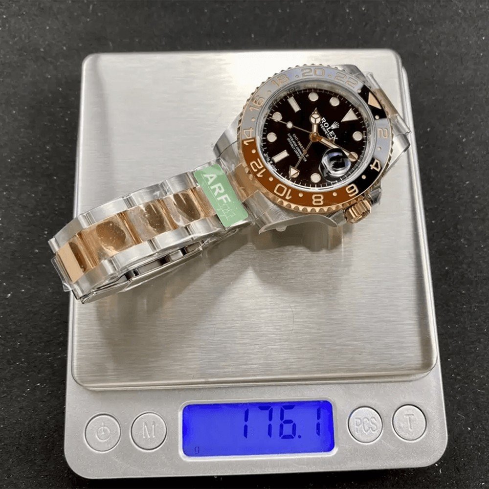 롤렉스 GMT 마스터2 루트비어 RG 콤비 오이스터 브레이슬릿 40mm 126711 CHNR