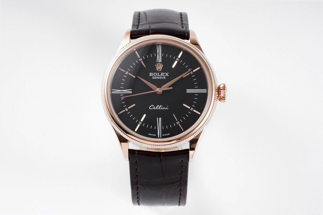 롤렉스 셀리니 로즈골드 블랙 다이얼 39mm m50509-0017(정품급)