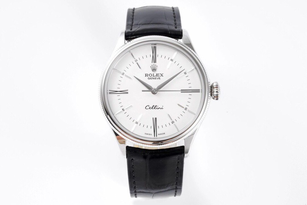 롤렉스 셀리니 실버 화이트 다이얼 39mm m50509-0017(정품급)